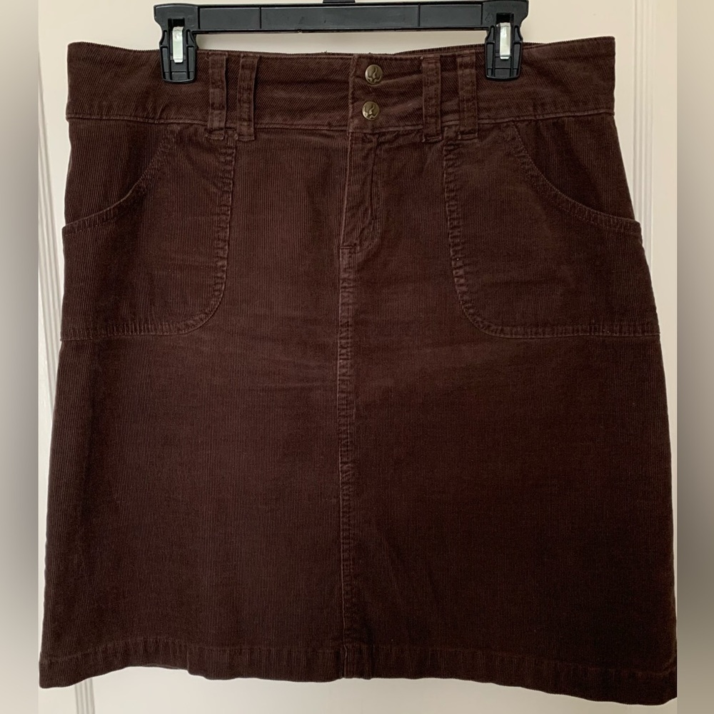 Prana Corduroy Mini Skirt